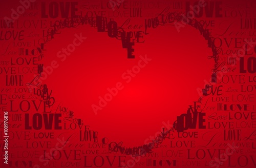 Valentine's Day postcard with heart © andriano_cz