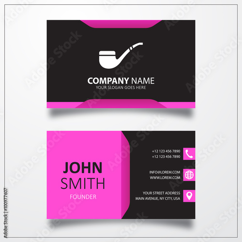 Smoking pipe icon. Business...