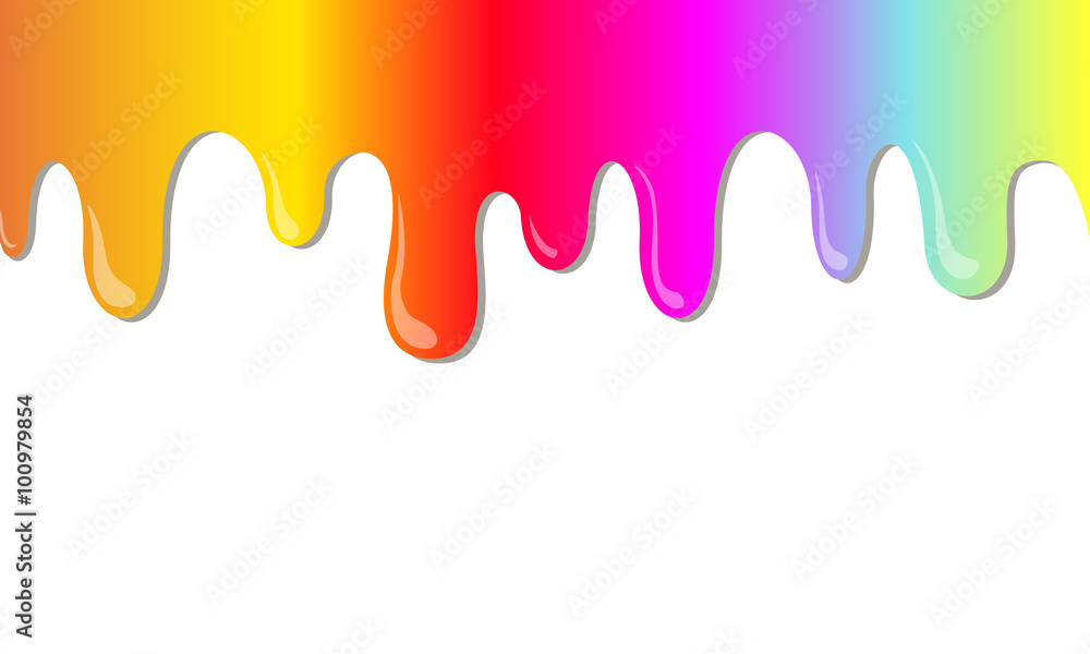 Vector rainbow stains