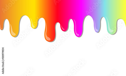 Vector rainbow stains