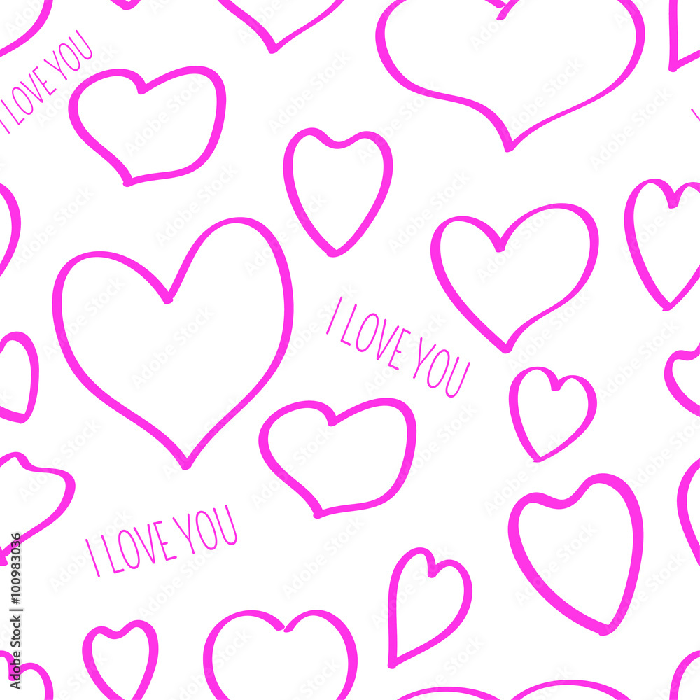pattern I love you pattern I love you