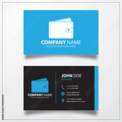 Wallet, money sign icon. Bu...