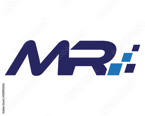 MR digital letter logo