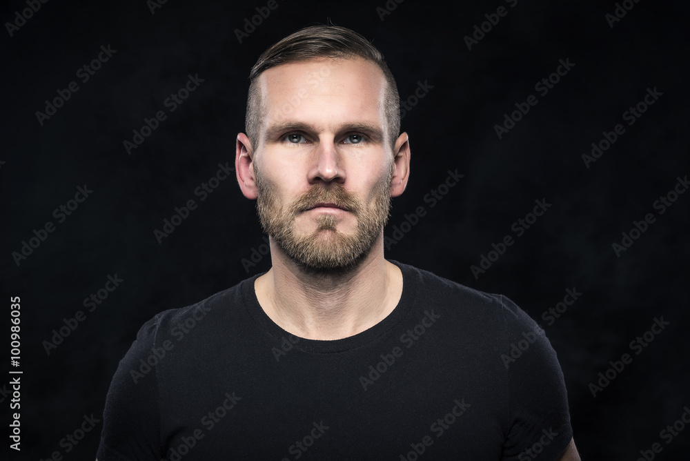 Portrait of an handsome man. Portrait of an handsome man.