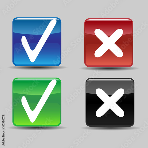Set agree and disagree icons.