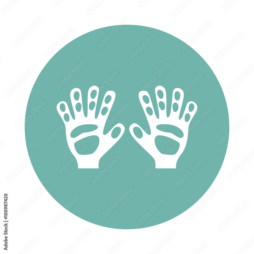 Goalie gloves icon Goalie gloves icon