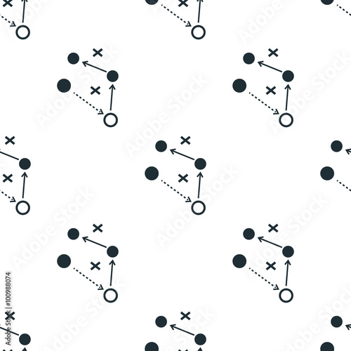 Football players scheme icon