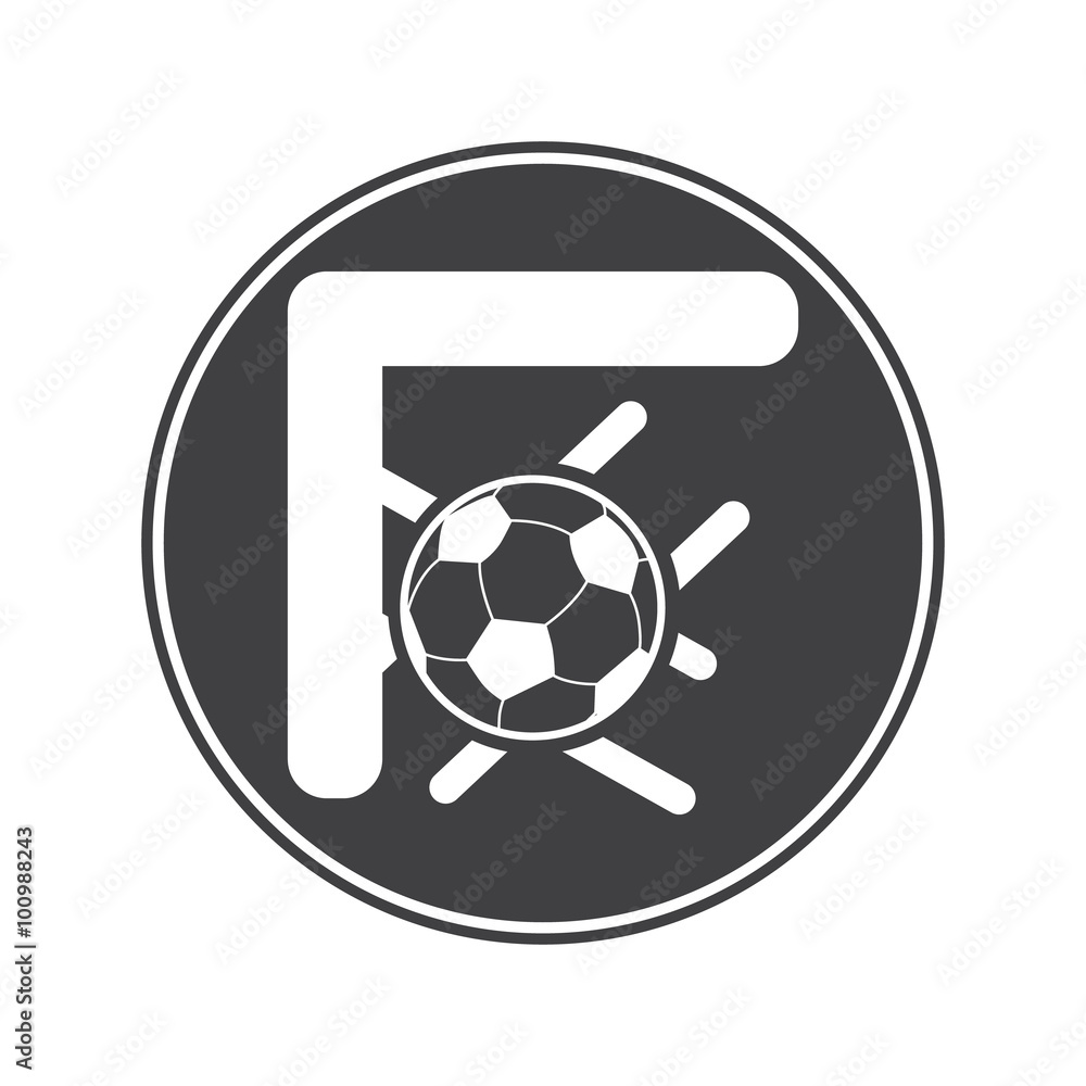 Football goal icon