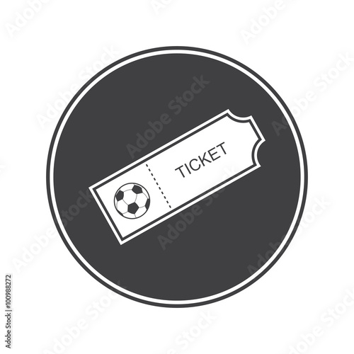 Football ticket icon