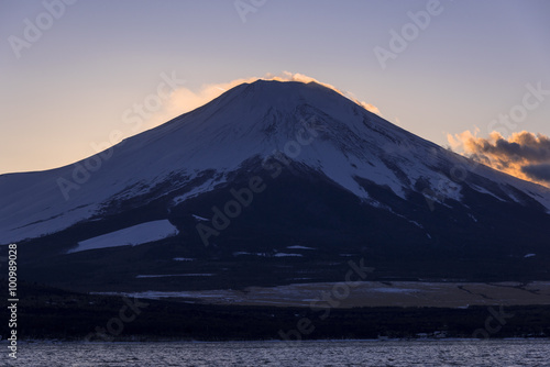 山中湖より富士山