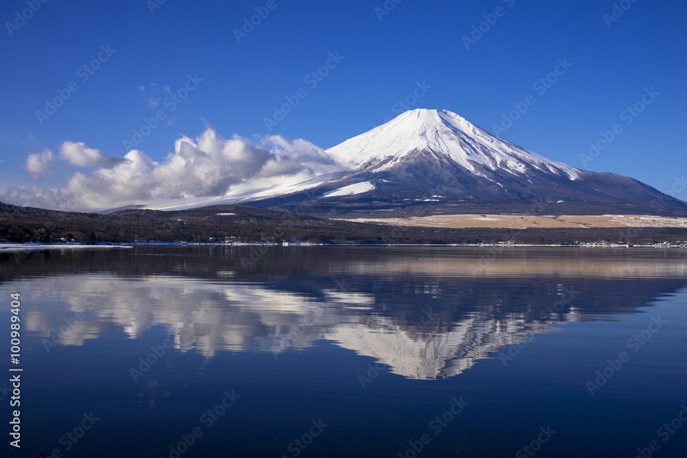 山中湖より富士山