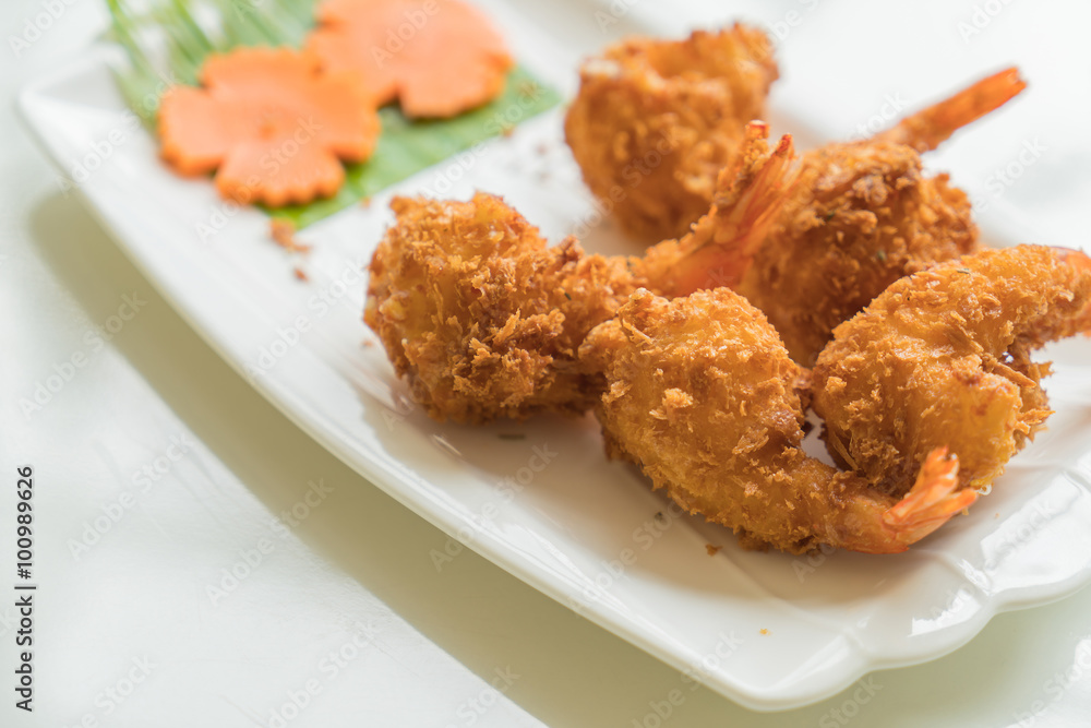 fried shrimp with cheese fried shrimp with cheese