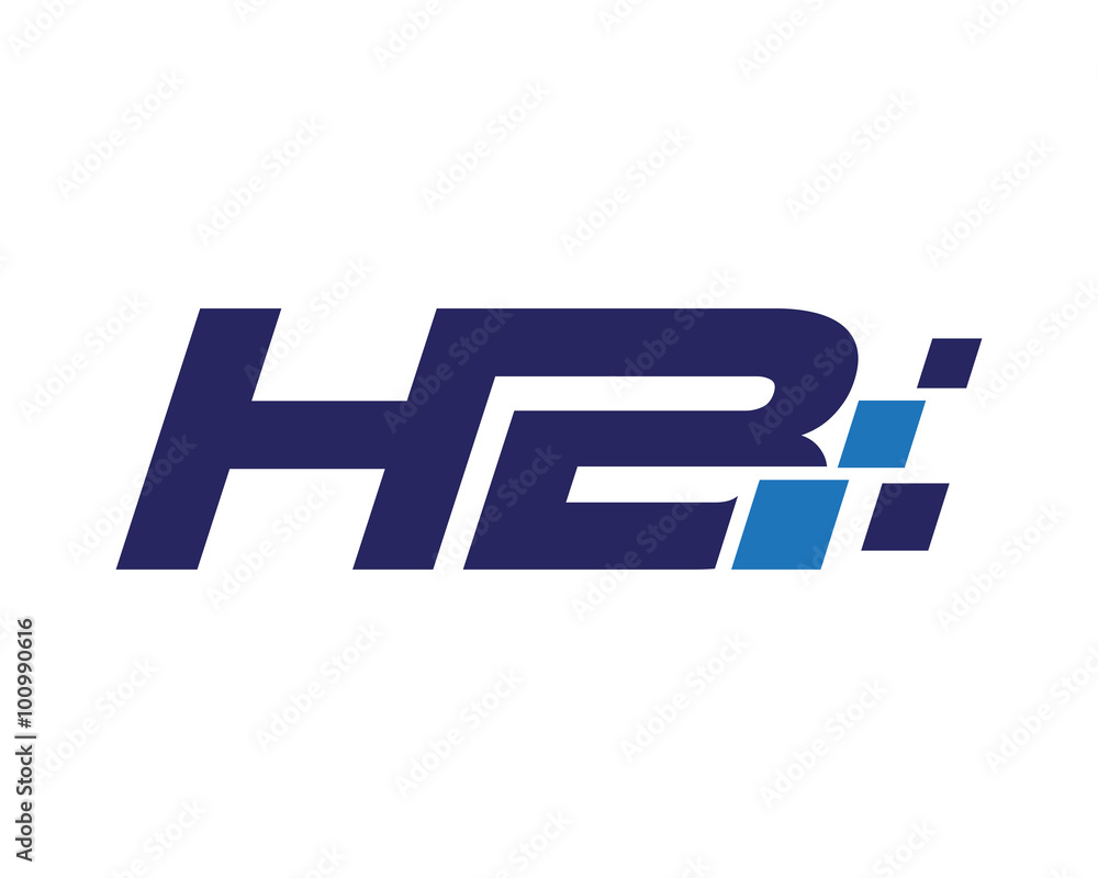 HB digital letter logo
