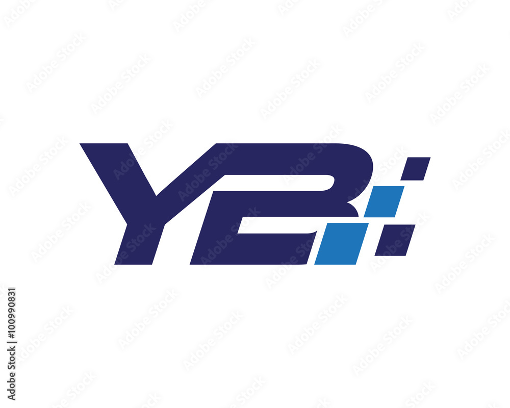 YB digital letter logo YB digital letter logo