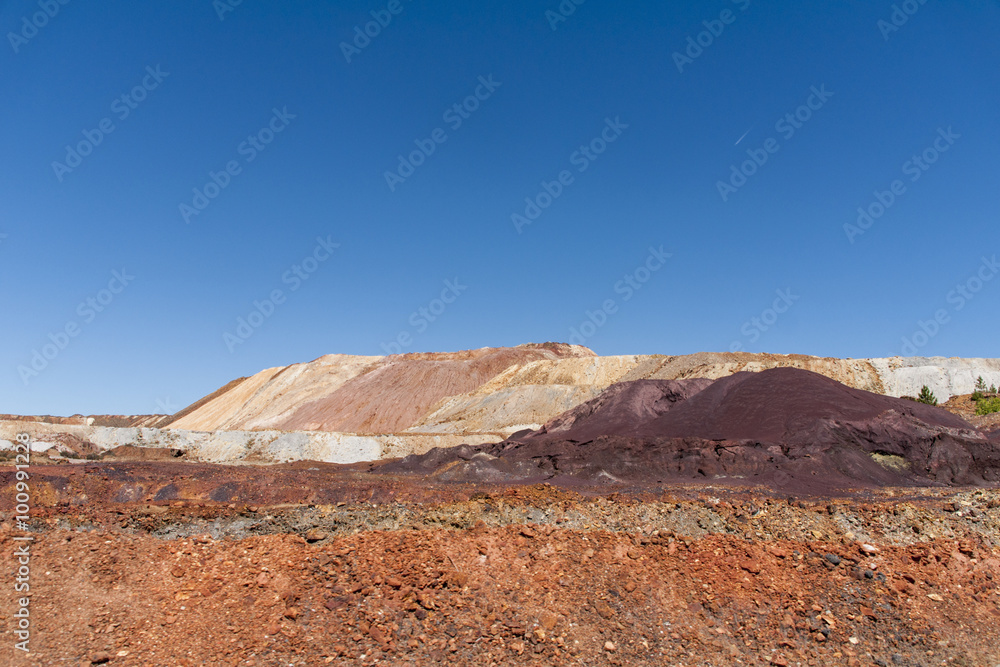 Zona minera de Riotinto en la provincia de Huelva, Andalucía Zona minera de Riotinto en la provincia de Huelva, Andalucía
