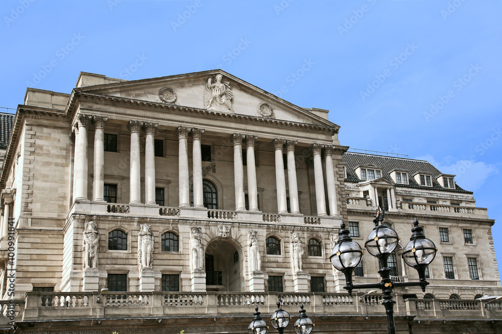 Headquarters of the Bank of England, London
