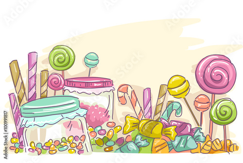 Candies Sketch