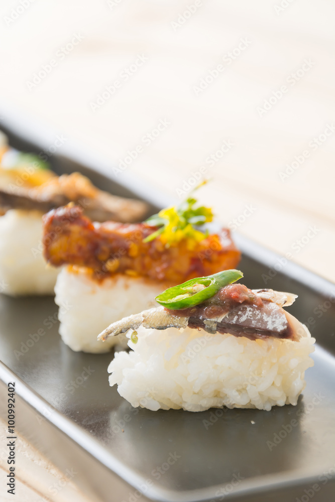 Fried Mackerel with Shrimp Paste Sauce
