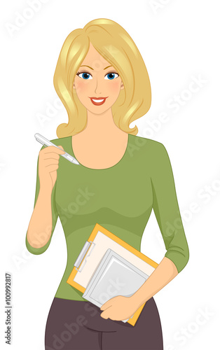 Girl Designer Pen Tablet