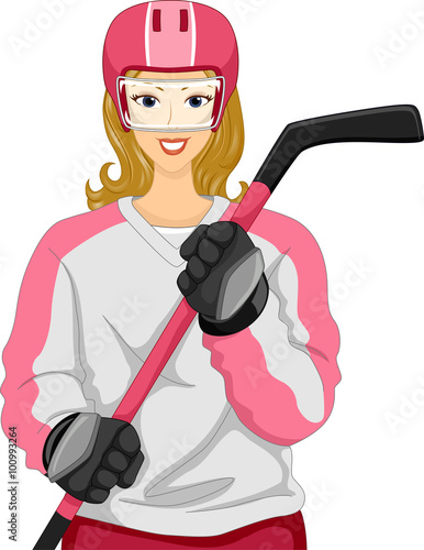 Ice Hockey Girl