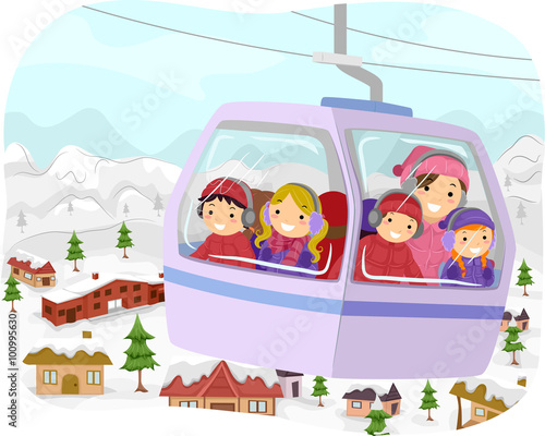 Stickman Kids Cable Car