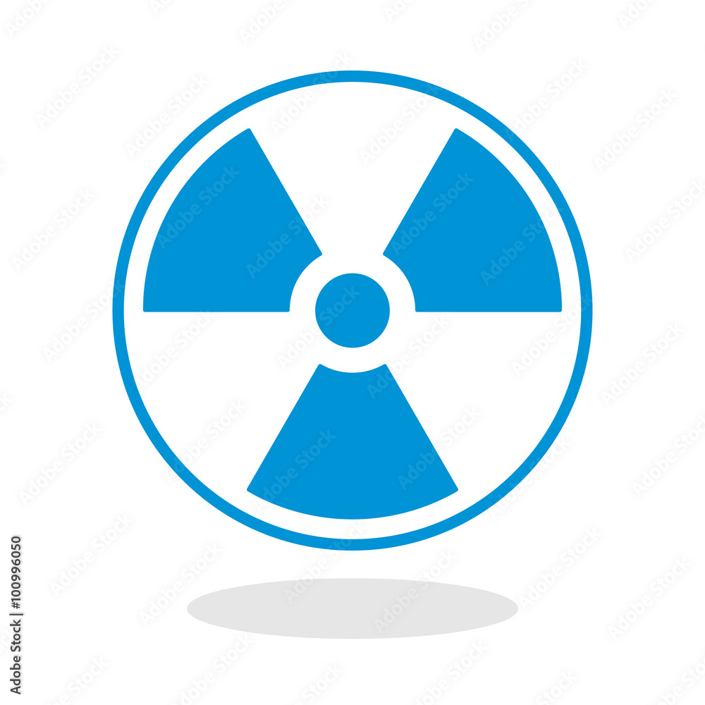 Icon of a radioactive symbol Icon of a radioactive symbol
