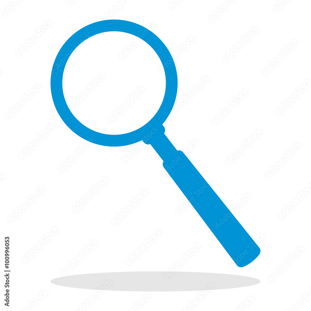 Icon of a magnifying glass for website or mobile application Icon of a magnifying glass for website or mobile application