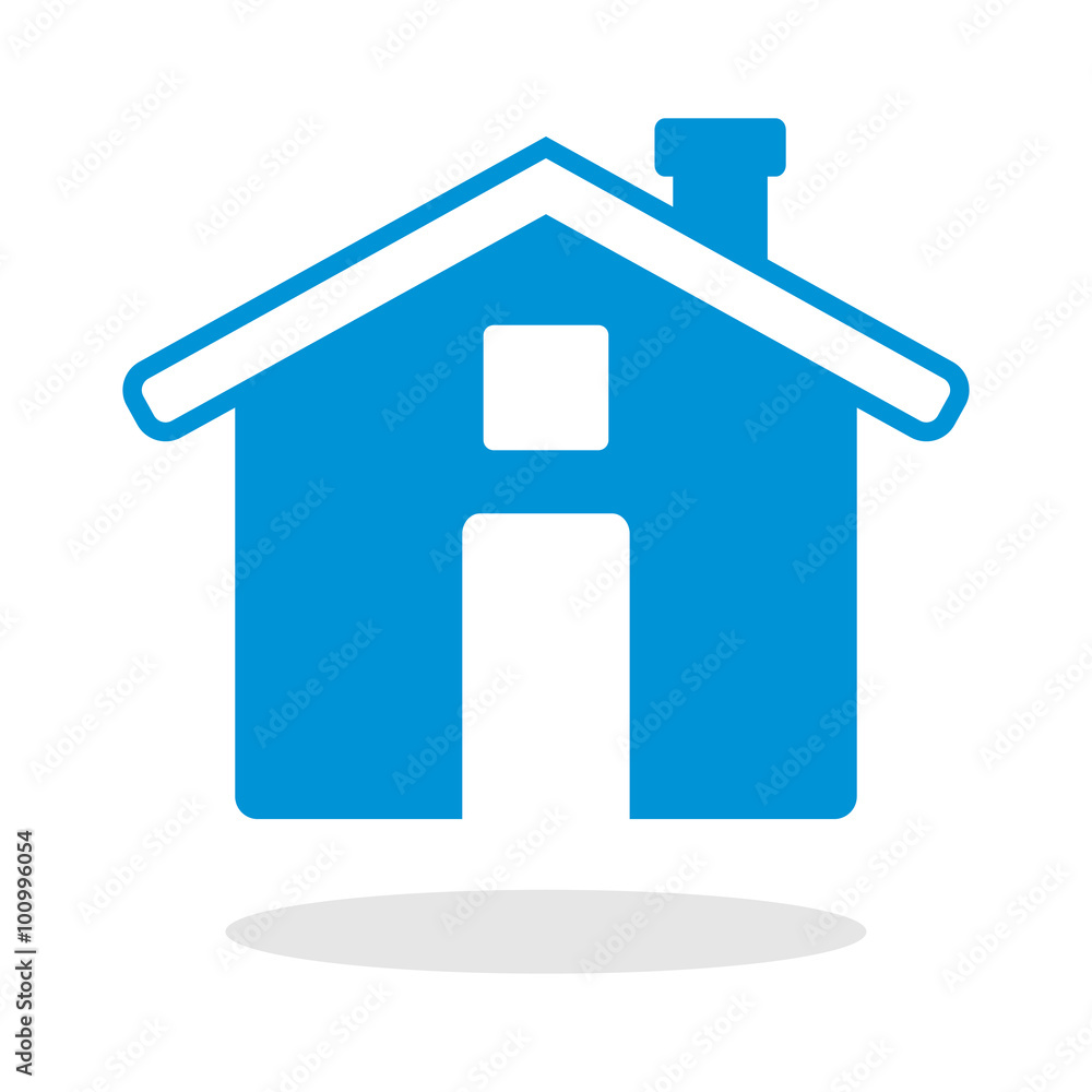 Icon of a house for website or mobile application Icon of a house for website or mobile application