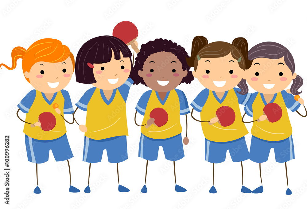 Stickman Kids Table Tennis Girls Stickman Kids Table Tennis Girls