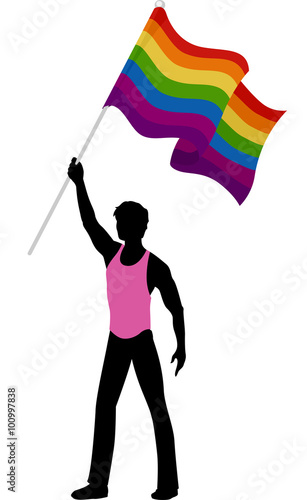 Gay Pride Silhouette