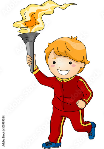 Torchbearer Boy photo