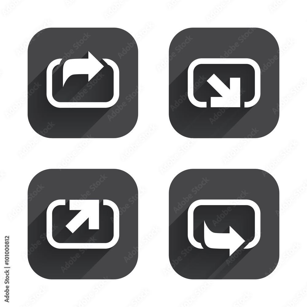 Action icons. Share symbols. Action icons. Share symbols.