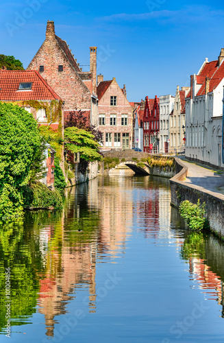 Bruges canal, Belgium photo