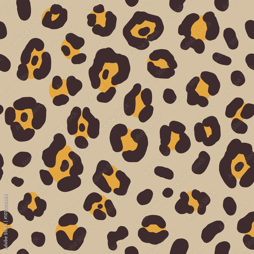 Leopard skin print. Vector seamless pattern. African animal popular trendy background. Leopard skin print. Vector seamless pattern. African animal popular trendy background.