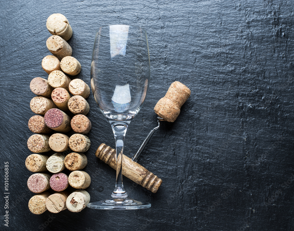 Wine corks in the shape of wine bottle. Wine corks in the shape of wine bottle.