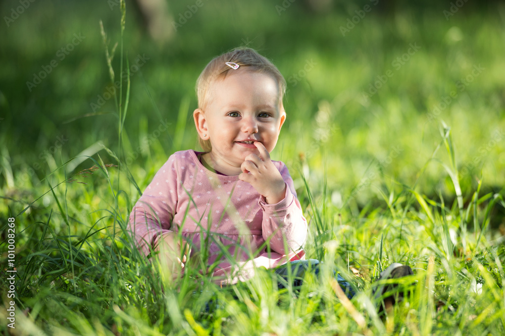 Cute little girl Cute little girl