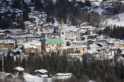 Fotografie Veneto,Cortina d'Ampezzo.Il paese.