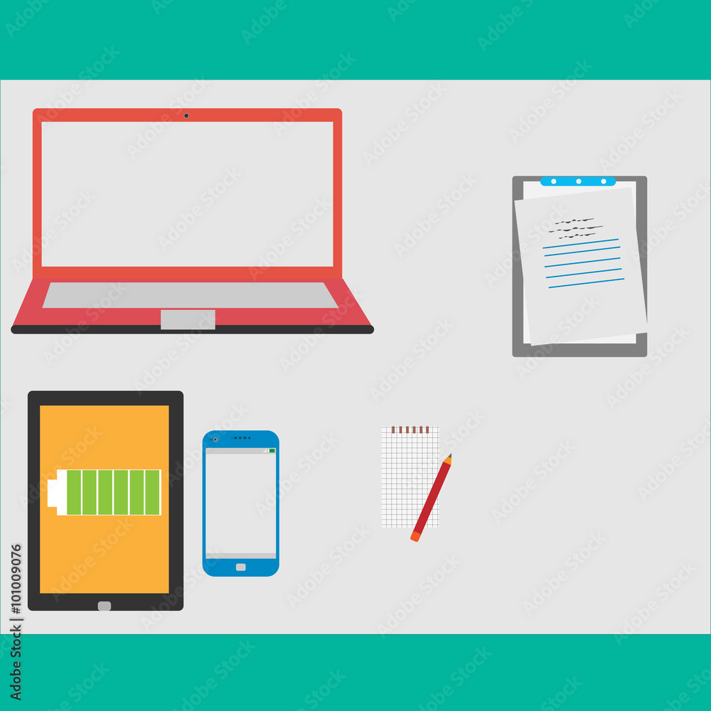 Technology created in vector graphics Technology created in vector graphics