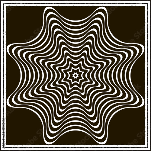  optical illusion vector background/Black and white optical illusion vector background