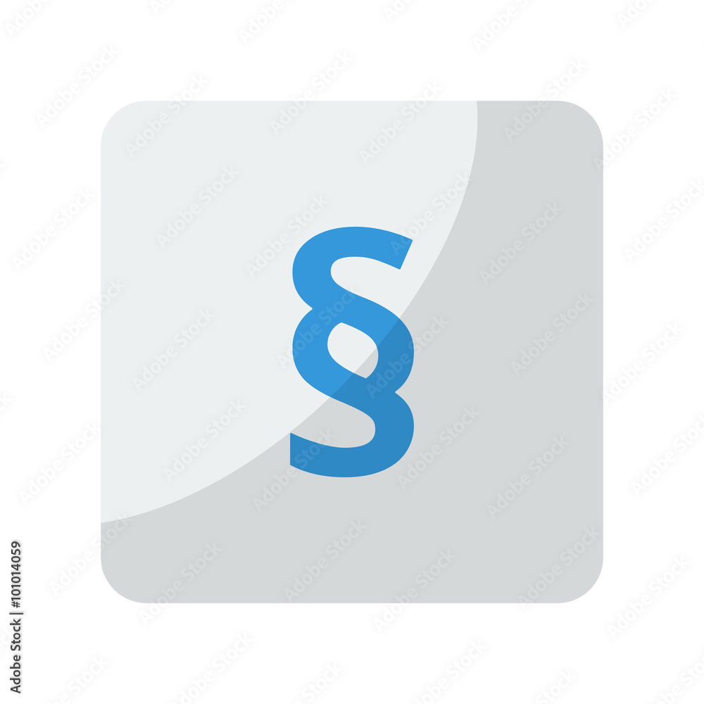 Blue Paragraph icon on grey rounded square button on white Blue Paragraph icon on grey rounded square button on white