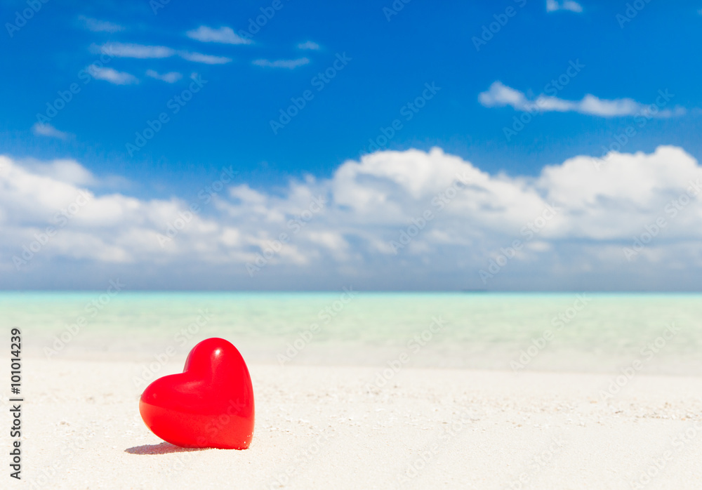 hearts with tropical beach in Maldives hearts with tropical beach in Maldives