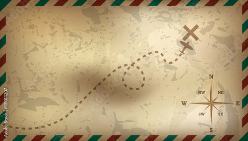 Postal background. Vector illustration.