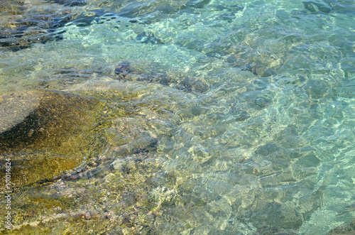 Sparkling Turquoise Sea Water