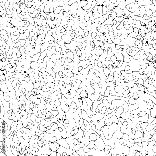 abstract seamless pattern - chaos whorls