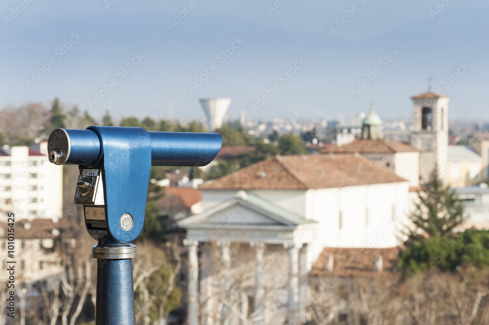 Coin Operated Telescope for Sightseeing. Coin Operated Telescope for Sightseeing.