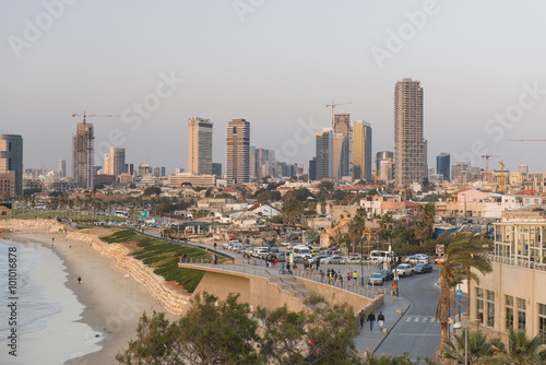 Tel Aviv city. Skyscrapers cityline. © pabisiak