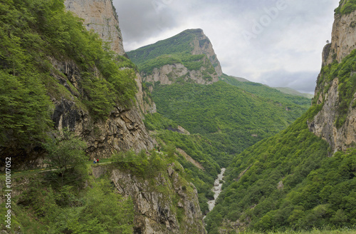  Majestic Cherek gorge - attraction of Kabardino-Balkaria.North Caucasus.
