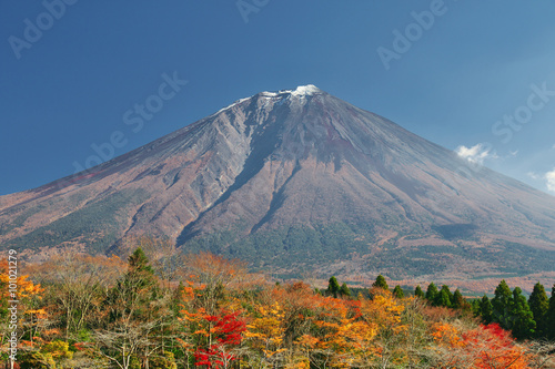 秋の富士山