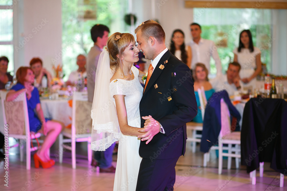 gorgeous stylish happy bride and groom performing their emotiona gorgeous stylish happy bride and groom performing their emotiona