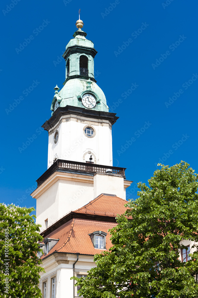 town hall of Jelenia Gora, Silesia, Poland